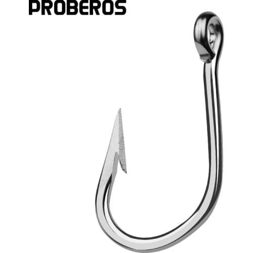 PROBEROS Brand Saltwater Fishing Hook Sword Hook 6/0#-12/0# Model Stainless Steel Fishhook Made In Taiwanv Fishing Jig Head