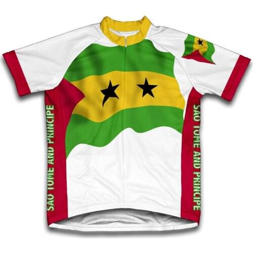 Sao Tome And Principe multiple choices Summer Cycling Jersey Team Men Bike Mountain Race Tops Riding Bicycle Wear Bike clothing