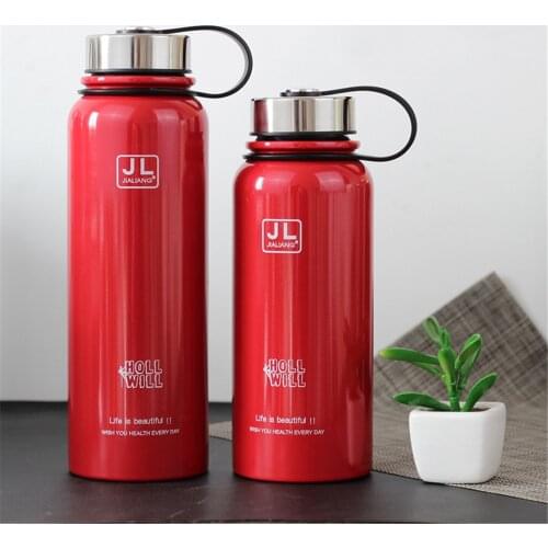 900/1100ml Large Capacity Thermos Bottle Stainless Steel Water Bottle Insulated Keep Cold and Hot Vacuum Flask Coffee Travel