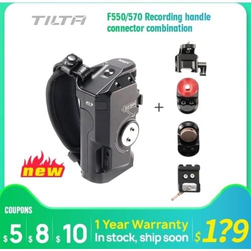 TILTA new F550/570 recording handle connector set multi-function universal power supply handle for sony a7s3