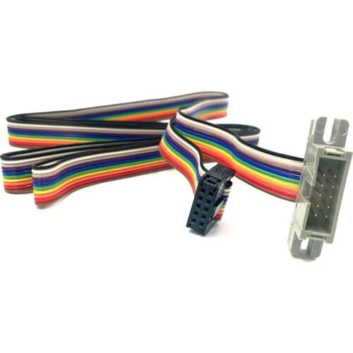 PLC connector extention cable 10pin Female male 0.5m 1m 2m Frequency converter panel extention line