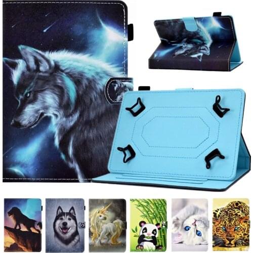 For Prestigio Grace 4991 4891 4791 5771 5791 7781 3301 3201 3101 4G 10.1" Tablet Universal Cover Magnetic Case + FREE Stylus Pen