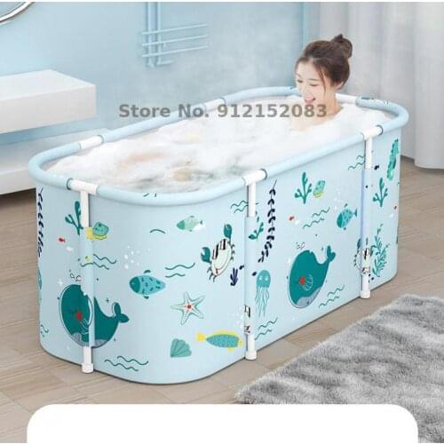 Bath Bucket Adult Foldable Household Double Bathtub Adult Baby Bath Bucket Bath Bucket Artifact