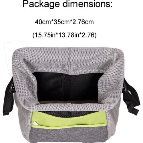 Waterproof Folding Pet Dog Carrier Portable Travel Cycling Bicycle Seat Basket