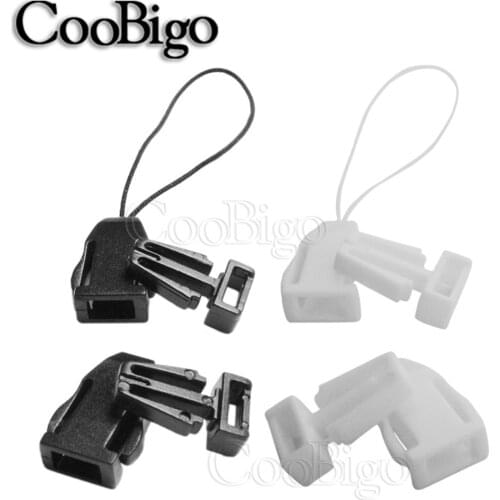 10X Side Release Buckle For Key Ring Fast Release Phone Case Lanyard Strap Camera Holder ID Card Accessories Plastic 8mm