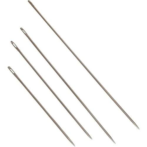 4pcs Needles Hand Sewing Crafts Large Big Eye Manual For Embroidery Tapestry
