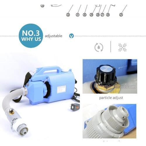 5L 1000w Mini electric fog machine ULV cold fogger portabledisinfection sprayer