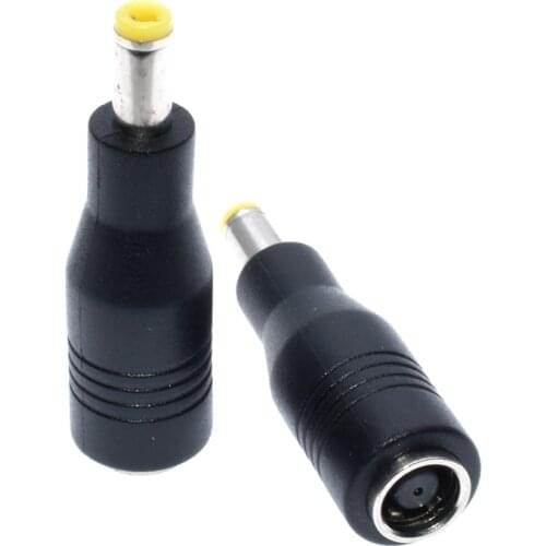 7.9 x 5.5mm DC Female to 5.5 x 2.5mm DC Male Power Plug Tip for Lenovo Laptop Adapter