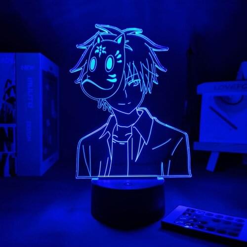 Anime Night Light Figure for Kids Girl Room Decor Movie The Light of The Fireflies Forest Kinn Gift Lamp Hotarubi No Mori E Ginn