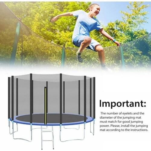 Trampoline Replacement Mat High Elastic Jump Mat Suitable Kids Trampoline 6/8/10/12/13/14 Feet Round Trampoline Accessories