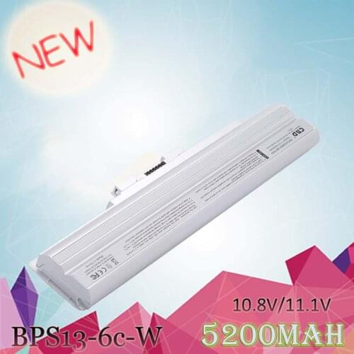 White Loptop Battery for sony VGP-BPS13A/R VGP-BPS13AB VGP-BPS13B VGP-BPS13B/B VGP-BPS13B/Q VGP-BPS21 VGP-BPS21A VGP-BPS21B