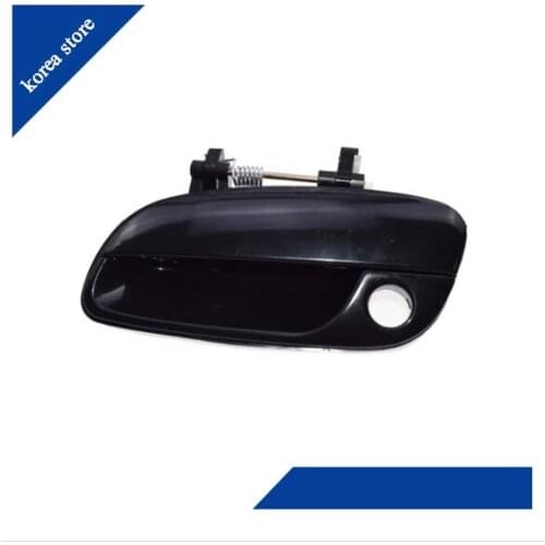 Black Front Left Driver Exterior Outside Door Handle 82650-2D000 For Hyundai Elantra 2.0L 2001 2002 2003 2004 2005 2006