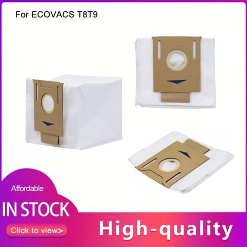 For ECOVACS T9 Parts Leakproof Dust Bag For ECOVACS DEEBOT OZMO T8 T9 Aivi N8 Pro Robot Vacuum Cleaner Replacement Accessories