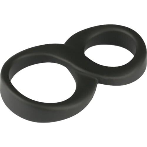 Double Penis Rings For Time Delay Silicone Cock Ring Adult Sex Toys For Men