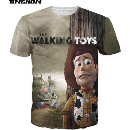 The Walking Toys Graphic 3D Print T Shirts Casual Short Sleeve O-neck T-shirt Women men Hip Hop Tops XS 5XL 6XL 7XL