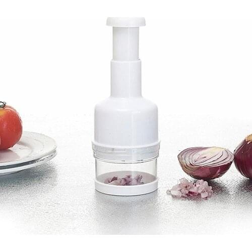 Kitchen Pressing Vegetable Onion Garlic Chopper Cutter Stainless Steel Durable Slicer Peeler Dicer Tools