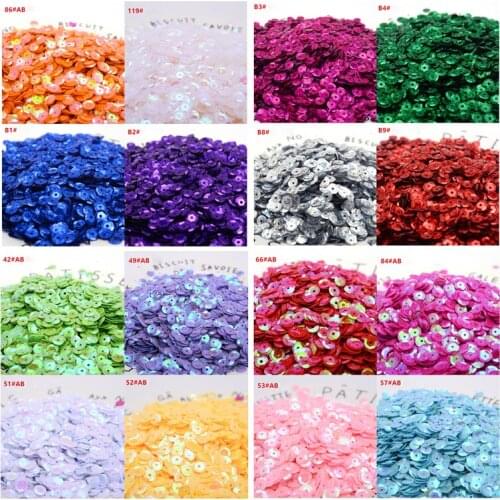 Mm mix colors new diy Round loose sequins Paillettes Sewing Cup Sequin Confetti DIY Clothing cap handbag Party art Garment