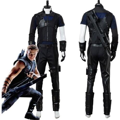 Hawkeye Clinton Francis Barton Cosplay Costume Full Set Adult Men Halloween Carnival Party Costumes
