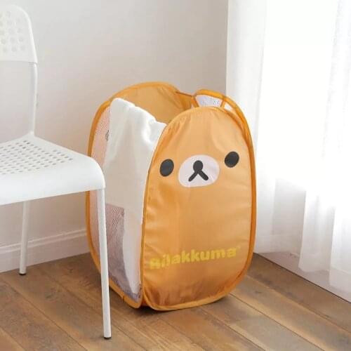 Picnic Basket Stand Laundry Basket Toy Storage Box Folding laundry hamper Polyester Washing Dirty Clothes Basket Organizer Box