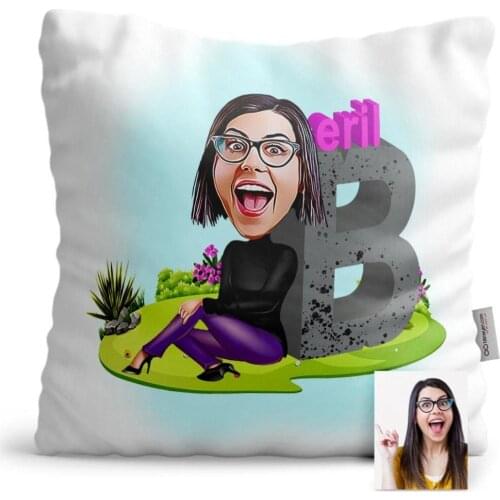 Personalized Is Cartoon Satin Pillow-5