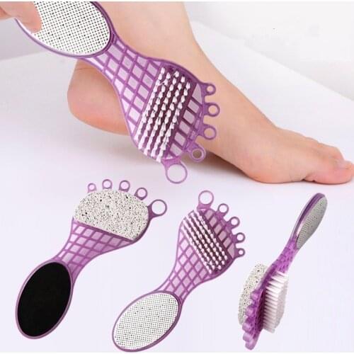 1PC Stone Foot File Scruber Hard Skin Remover Pumice Foot Rasp Pedicure Brush Bathroom Products Healthy Foot Care Tool
