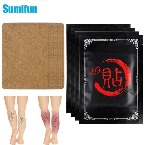 8pcs Herbal Medicine Patches Cure Spider Veins Varicose Treatment Plaster Vasculitis Natural Sticker Vasorelaxation Health Care