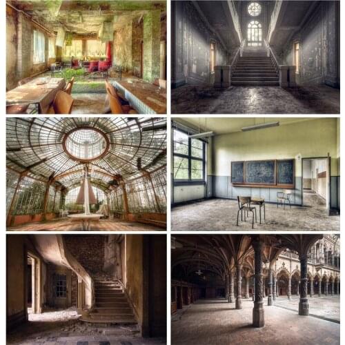 Deserted Old House Indoor Retro Baby Photo Background Vintage Theme Photography Backdrop Photocall Photo Studio 21604EHO-01