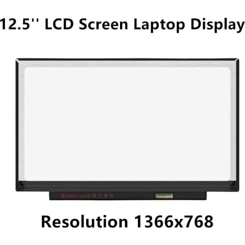 12.5'' HD LCD LED Screen Laoptop Display Panel B125XTN01.0 M125NWN1 R0 HB125WX1-200 LP125WH2(TP)(H1) 1366x768 30PIN