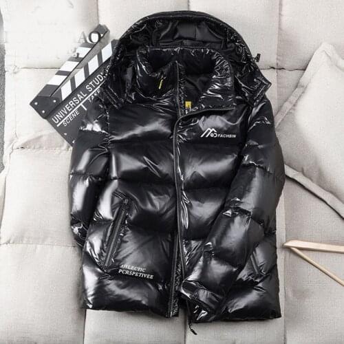 2021 Winter Couple White Duck Down Jacket Mens Coat Short Outdoor Youth Warm Thicken Clothing