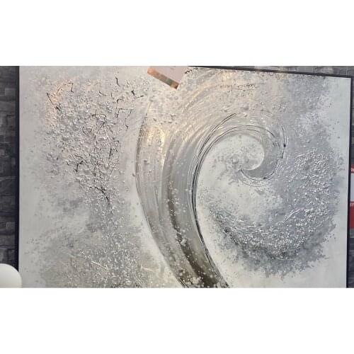 100% modern impression painting high quality handmade abstract oil painting on canvas for frameless living room