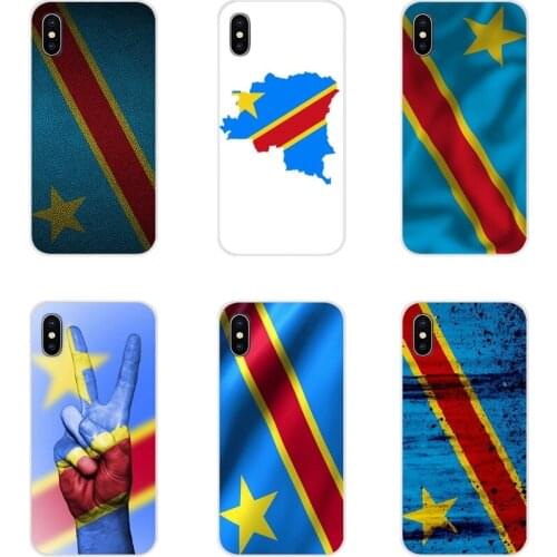 Accessories Phone Shell Covers Congo National Flag For Apple iPhone X XR XS 11Pro MAX 4S 5S 5C SE 6S 7 8 Plus ipod touch 5 6