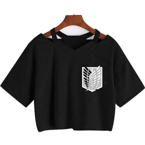 Japanese Anime Attack on Titan Cool Graphic T Shirt Shingeki No Kyojin T-shirt Manga Harajuku Tshirt Casual Top Tee Gothic Shirt