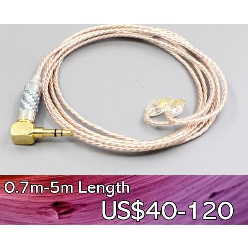 LN007684 Hi-Res Brown XLR 3.5mm 2.5mm 4.4mm Earphone Cable For HiFiMan RE2000 Topology Diaphragm Dynamic Driver