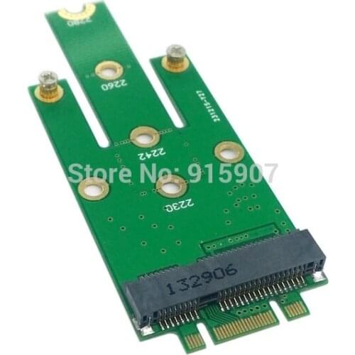 Jimier CY Cable M.2 NGFF PCI-E 2 LANE Golden Finger Pin to 50mm Mini-PCIE mSATA 18+8 SSD Hard Disk PCBA
