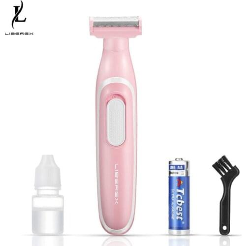 Liberex Women Razors Shaver Face Body Hair Trimmer Shaving Machine Electric Dual Blade Bikini Leg Portable Painless Hair Removal