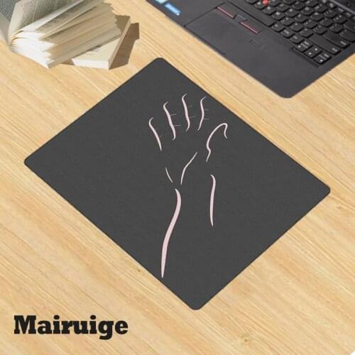 Mairuige Creative Black and White Art Pattern Gaming Accessories Small Mouse Pad Mice Pad Desk Pad Cushion for Laptop PC MacBook