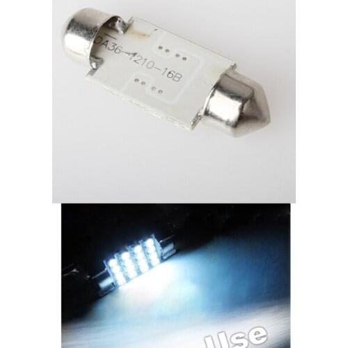 New Festoon Lantern Super Bright 1206 16SMD 36MM Power Trunk Light Automotive Lighting Car Styling Lamps Auto Accessories