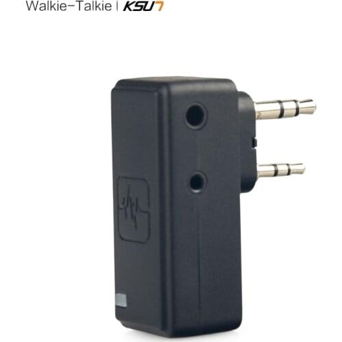 BS01 Walkie Talkie Noise Reduction Function Portable Universal K Plug Noise Reduction For Kenwood Baofeng UV5R 888S UV82 UV2D