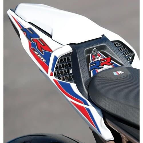 S1000RR Motorcycle Accessories Rear Fairing Motor Number Board 3D Stickers Gel Protector For BMW S1000 RR S 1000 RR 2019-2021