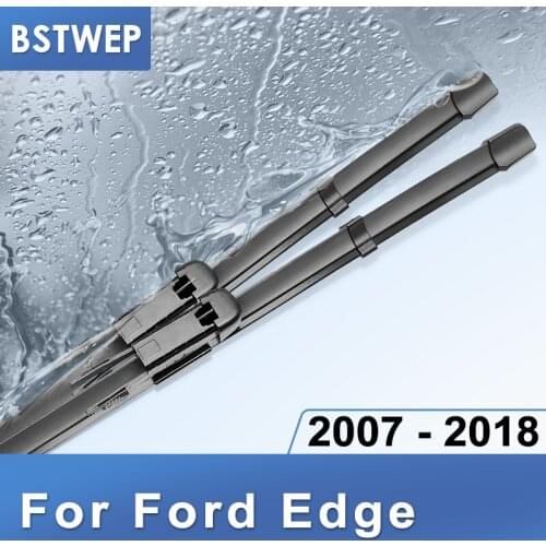 BSTWEP Wiper Blades for Ford Edge Fit Hook Arms / Pinch tab Arms Model Year from 2007 to 2018