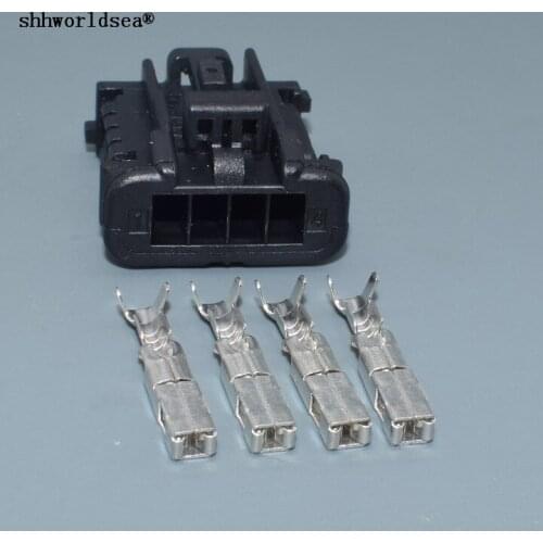 Shhworldsea 4 Pin 98817-1041 Auto Electric Plug Wiring Harness Cable Socket Female Connector With Terminals