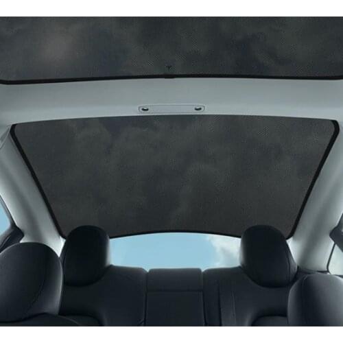 Model3 Sunshade Car Sun Visor Rear Front Sun Shade For Tesla Model 3 Roof Sunshade Skylight Shades Protector Accessories Three
