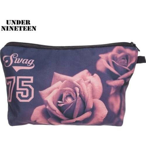 Under Nineteen 2019 Flower Neceser Makeup Organizer Pouch Large Capacity Portable Cosmetic Case Beauty Toiletry Bath Storage Bag