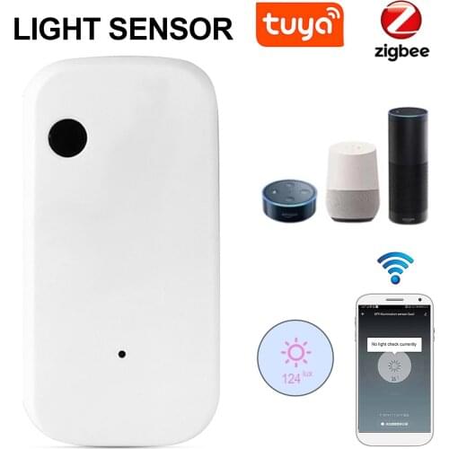 Light Sensor Working with Smart Life App Linkage Intelligence Illumination Sensor Powered by TuYa ZigBee Light Sensor Smart Home