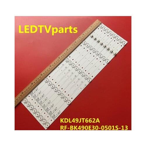 LED backlight strip 5LEDS 8pcs 475mm For 49inch TV LED49GM1 LED49X7 49SK6200 KDL49JT662A RF-BK490E30-0501S-13