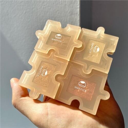 Maffick 7Color Interesting Puzzle Eye Shadow Pearlescent Small and Easy to Carry Easy Makeup Student Eye Makeup