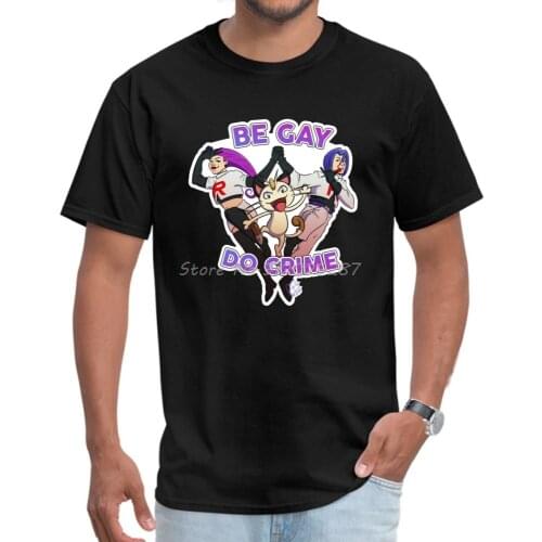 Tops T Shirt Be Gay Do Crime Labor Day 2019 Fashion Normal Slovakia Queen Pure Cotton O-Neck Male Tshirts Normal Tops T Shirt