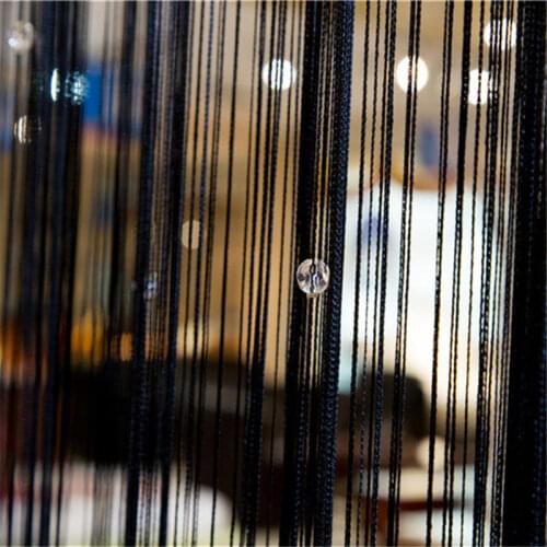 Beaded Curtain String Door Window Room Panel Glitter Crystal Ball Tassel String Line Door Window Curtain Room Divider Decorativ