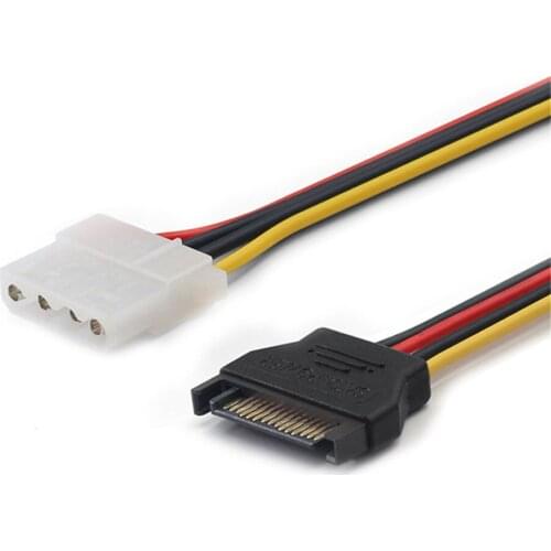 10pcs/lot IDE to Serial ATA SATA Hard Drive Power Adapter Cable IDE to SATA Power Cable extenders for PC Desktop wholesale
