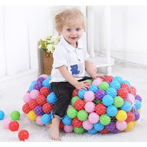 100pcs Eco-Friendly Plastic Ocean Wave BallS Toy The Pool Balls Baby Swimming Pit Toys Funny Outdoor Indoor Sports Kid Toy 5.5cm